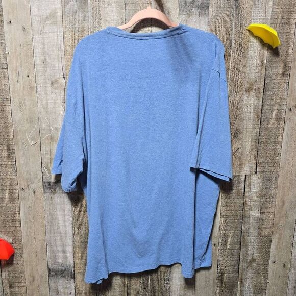 Coolibar Men's Morada Everyday Short Sleeve T-Shirt UPF 50 Clear Sky Blue - Picture 3 of 6